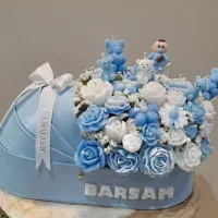 (باکس گل شمع های دستساز تزئینی مناسب دکور و کادو )