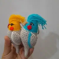 آویز و جاکلیدی بافتنی