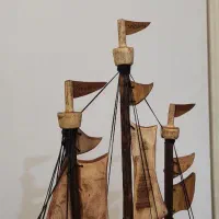 کشتی بادبانی تمام چوب|مجسمه، تندیس، ماکت|تهران, اختیاریه|دیوار