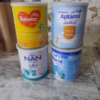 قوطی های خالی شیر خشک