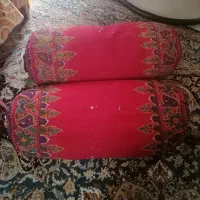 یک جفت بالشت لوله ای پته