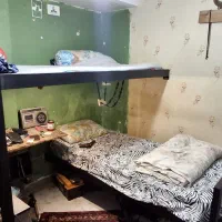 تخت خواب دو طبقه آهنی