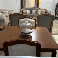 مبلمان فرانسوی کویین و غذاخوری ست