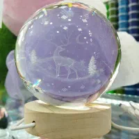 گوی شفاف چراغ خواب