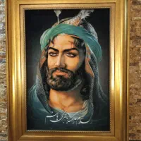 تابلوفرش شمایل حضرت اباالفضل
