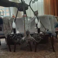 لوستر برنجی|لوستر و چراغ آویز|کرمان, |دیوار