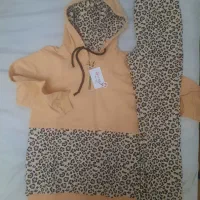 هودی وشلوار بچگانه جنس دورس نخ پنبه۸تا۱۰سال