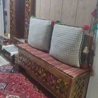 پشتی پنجاه درپنجاه بافت گچمه