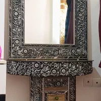 آینه شمعدون در حد نو