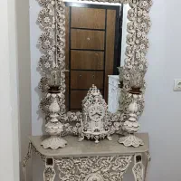 آینه و شمعدان و ساعت