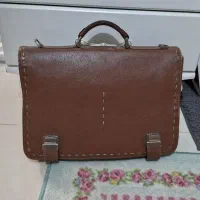 کیف اداری مردانه چرم طبیعی گاوی دست دوم