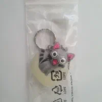 جاکلیدی دست ساز طرح گربه روی ماه|زیورآلات و اکسسوری|میانه, |دیوار