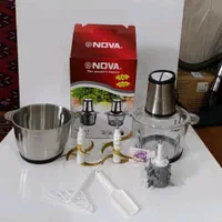 خردکن دو کاسه نوا 3500وات 3.5لیتر مجهز به2تیغه 6پر|خردکن، آسیاب، غذاساز|مشهد, جلالیه|دیوار