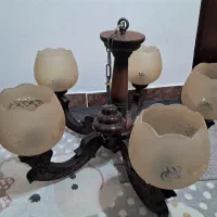 لوستر چوبی ودیوارکوب