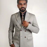 نمونه کت شلوار یقه معمول