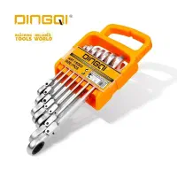 ست آچار7عددی یکسرتخت ورینگ جغجغه تاشو لولایی دینگی