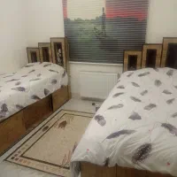 دوتا تخت یکنفره MDFکشو وباکس دار با تشک|تخت و سرویس خواب|تهران, دریاچه شهدای خلیج فارس|دیوار