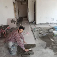 کاشی کاری و سرامیک کاری چسبی اسلب|خدمات پیشه و مهارت|ری, دیلمان|دیوار