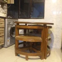 میز غذا خوری ۴ نفره در حد نو