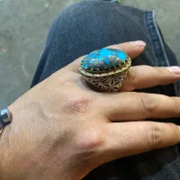 انگشتر فیروزه ای