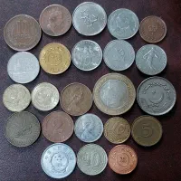 ۲۳ عدد سکه خارجی مختلف