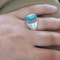 فیروزه نیشابور رکاب فیلی دستساز حسنی