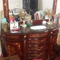 آینه کنسول دراور برنزکاری معرقکاری منبتکاری جهیزیه