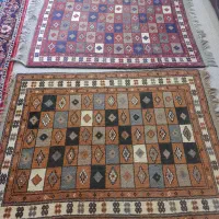 گلیم فرش کاملا پشمی دستباف