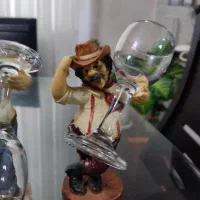 ۴ عدد مجسمه کابوی با گیلاس خوری وارداتی|مجسمه، تندیس، ماکت|رشت, معلم|دیوار