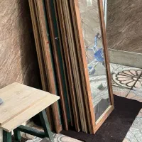 آینه قدی با قاب روکش طبیعی چوب|آینه|اندیشه, اندیشه فاز ۱|دیوار
