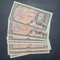 6 جفت ۲۰ ریالی با هفت برگ ۲۰ ریالی در حد|کلکسیون سکه، تمبر، اسکناس|تهران, استاد معین|دیوار