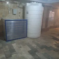 تاسیسات لوله کشی پمپ آب و ساختمان استخر موتورخانه