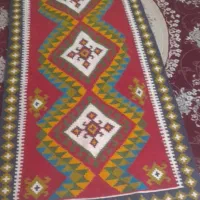 فروش گلیم سنتی دستبافت درجه یک با نخ  درجه یک عالی|گلیم، جاجیم، گبه|لردگان, |دیوار