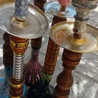 قلیون چوبی