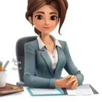 منشی خانم جهت پاسخگویی به تلفن و امور دفتری