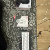 موس کیبورد و میکروفن رددراگون رد دراگون سفید