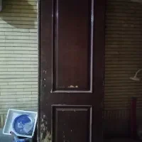 درب چوبی همراه چارچوب تواففی