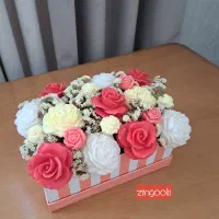 باکس گل شمع