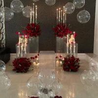 گل آرایی و بادکنک آرایی و شمع آرایی نصف قیمت