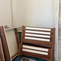 تخت یک نفره با دو تا کشو