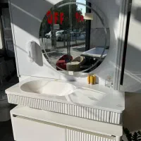 روشویی کابینتی پی وی سی سنگ کورین