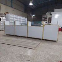 فروش کشو ویترین‌۹۰ و۱۰۰ پیشخوان‌۱طبقه شیشه