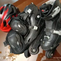 اسکیت برند Gosome مشکی با تمام تجهیزات