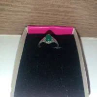 انگشتر  نقره ی کهنه عقیق سبز ۹۵۰ عیار|جواهرات|تهران, باشگاه نفت|دیوار