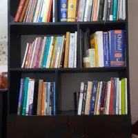 کتابخانه چوبی محکم و بادوام