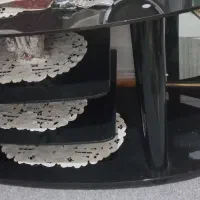 میزتلویزیون شیشه ای