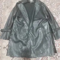 کاپشن چرم زنانه سایز ۴۰
