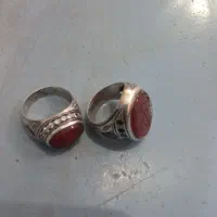 انگشتر عقیق یمنی خطی