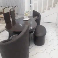 میز غذا خوری تمیز شش نفره