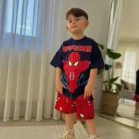 تیشرت و شلوارک طرح اسپایدرمن (مرد عنکبوتی)